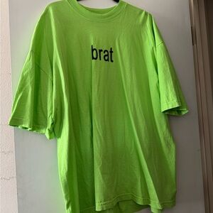 Charli XCX Brat Neon Green Men's T-Shirt